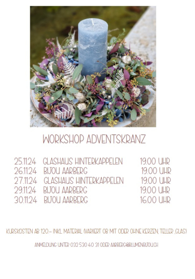 Workshop Adventskranz